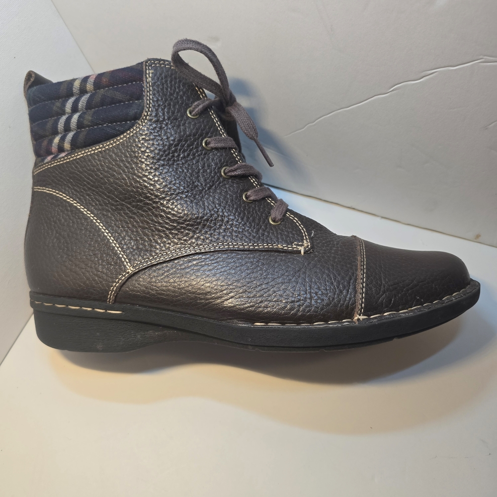 Clarks Whistle Watch Women's Brown Leather Ankle Boots